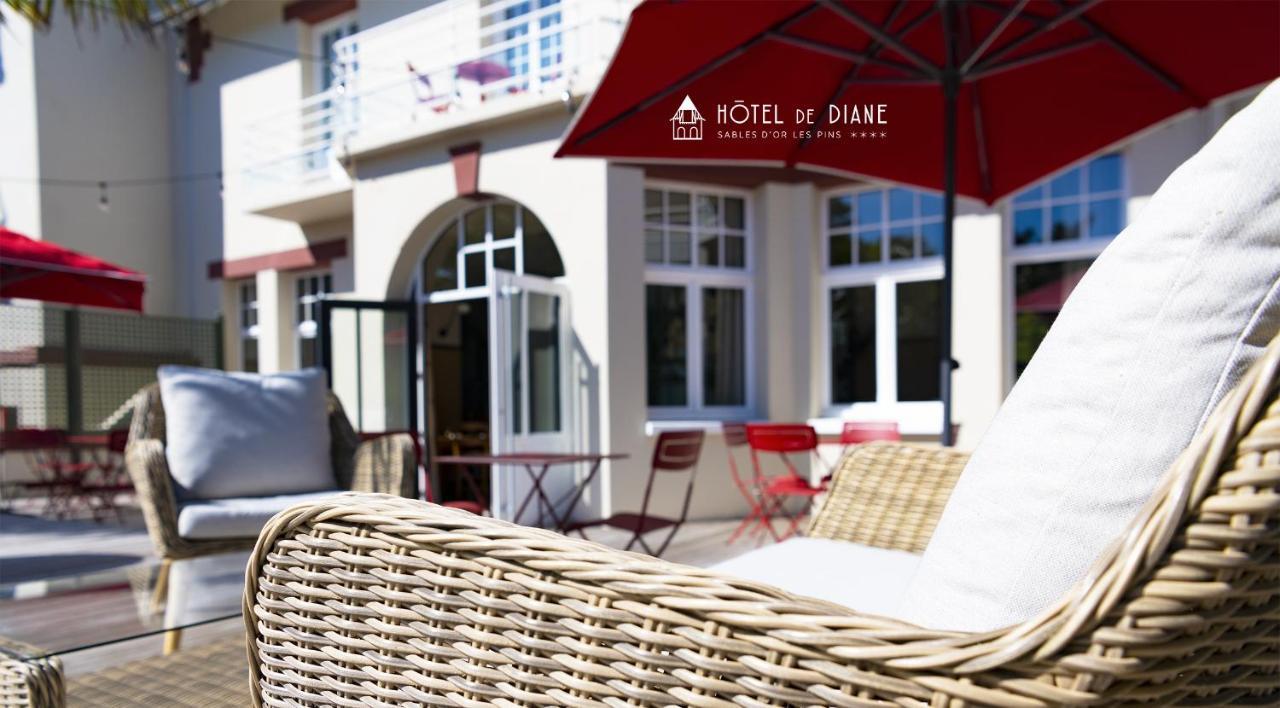 Hotel De Diane Sables-dʼOr-les-Pins Εξωτερικό φωτογραφία