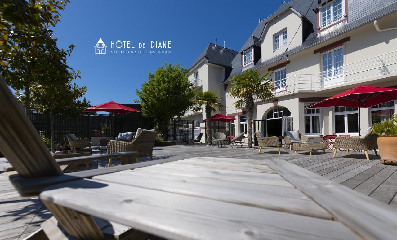 Hotel De Diane Sables-dʼOr-les-Pins Εξωτερικό φωτογραφία